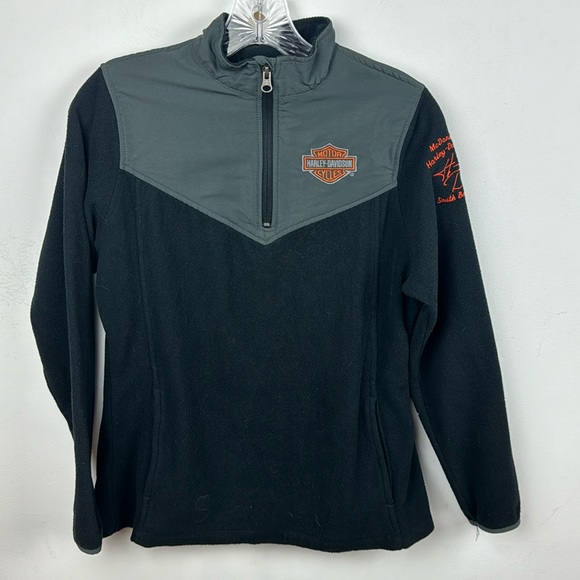 Harley-Davidson Half Zip Fleece - Picture 1 of 8